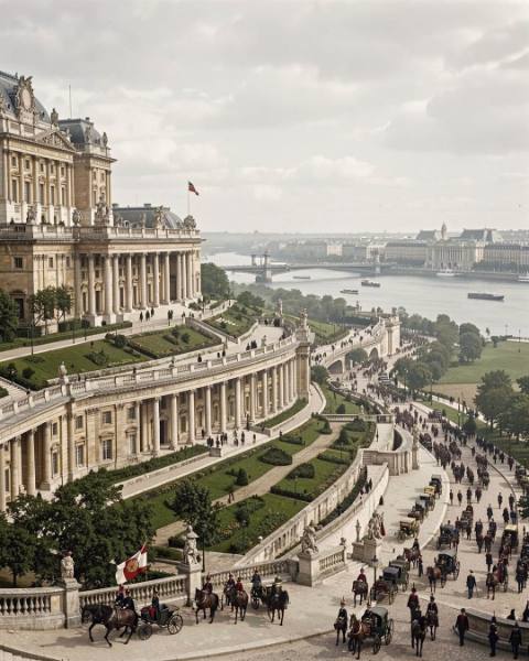 Rendu IA : Le palais du roi de Rome, Paris