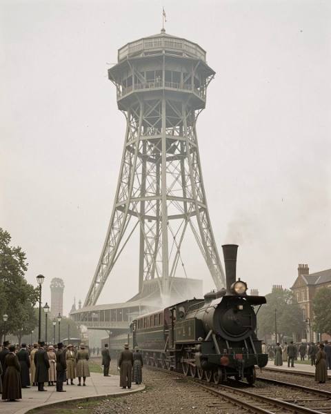 Rendu IA : La tour Eiffel de Londres, Londres